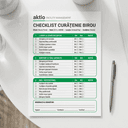 Checklist Curățenie Birou
